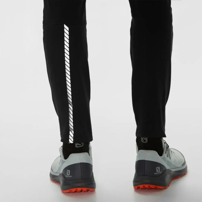 Salomon Gore Tex Infinium Windstopper Men's Running Tights Black | CA 23N97